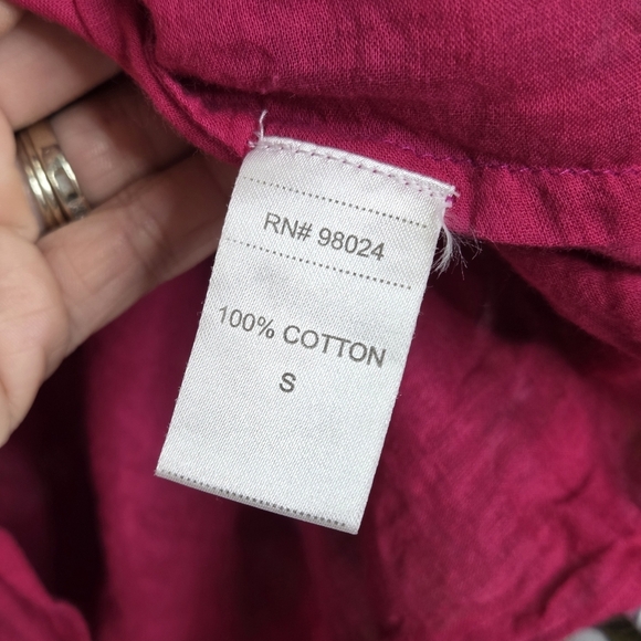 LOVE THE LABEL Wanda Floral Print Puff Sleeve Ruffle Dress Women's Size Small - Picture 14 of 16